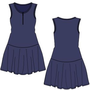 Patron ropa, Fashion sewing pattern, molde confeccion, patronesymoldes.com Sport dress 9686 LADIES Dresses